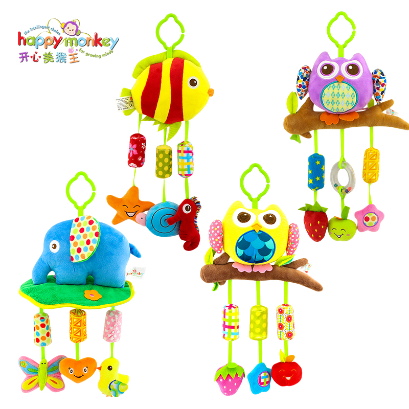 Happy Kids Education - Mutlu Maymun Sevimli Çocuklar Bebek Peluş