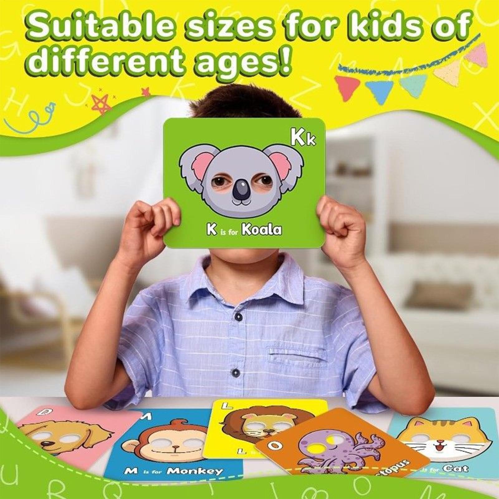 Flash Card Alphabet - 26 Parça Alfabe Flash Kartlar Eğitici