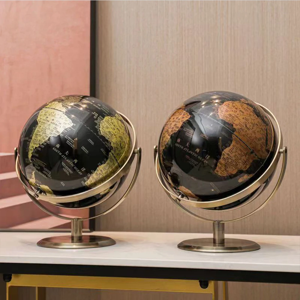 Educational Globe For Kids - Ev Dekor Aksesuarları Retro Dünya Küre