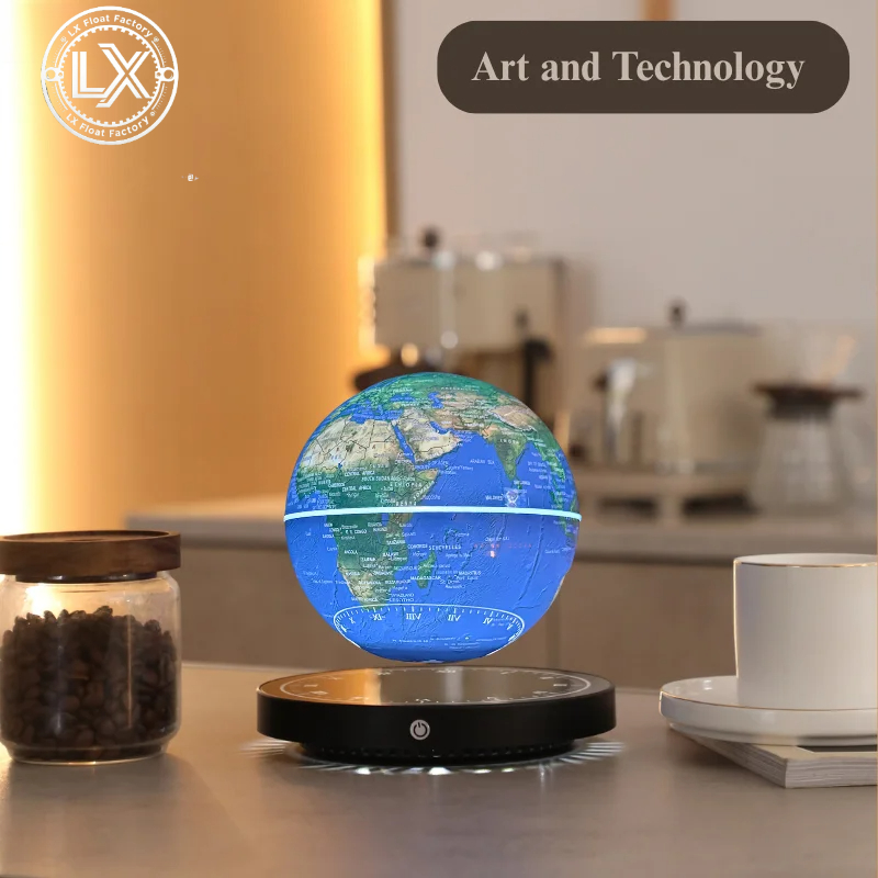 Educational Globe For Kids - LED Işıklı Manyetik Levitasyonlu Dünya Haritası
