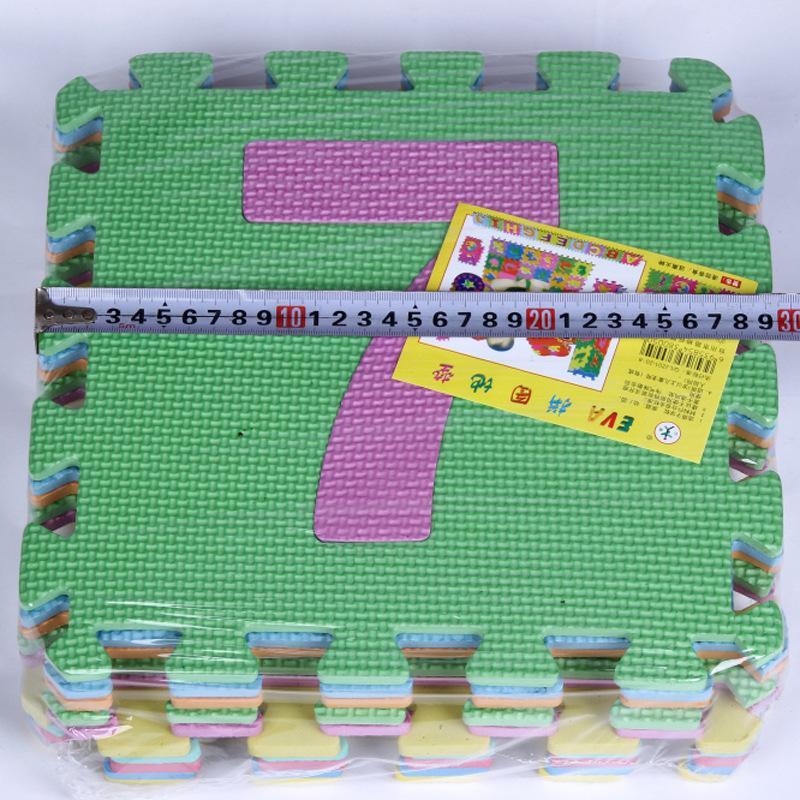 Number Puzzle Foam - 1 Parça Birbirine Geçen PE Köpük