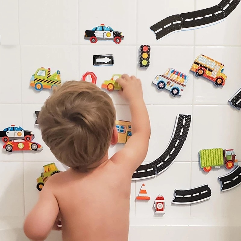 Number Puzzle Foam - Bebek Banyo Oyuncakları Mektup Numarası Bilişsel