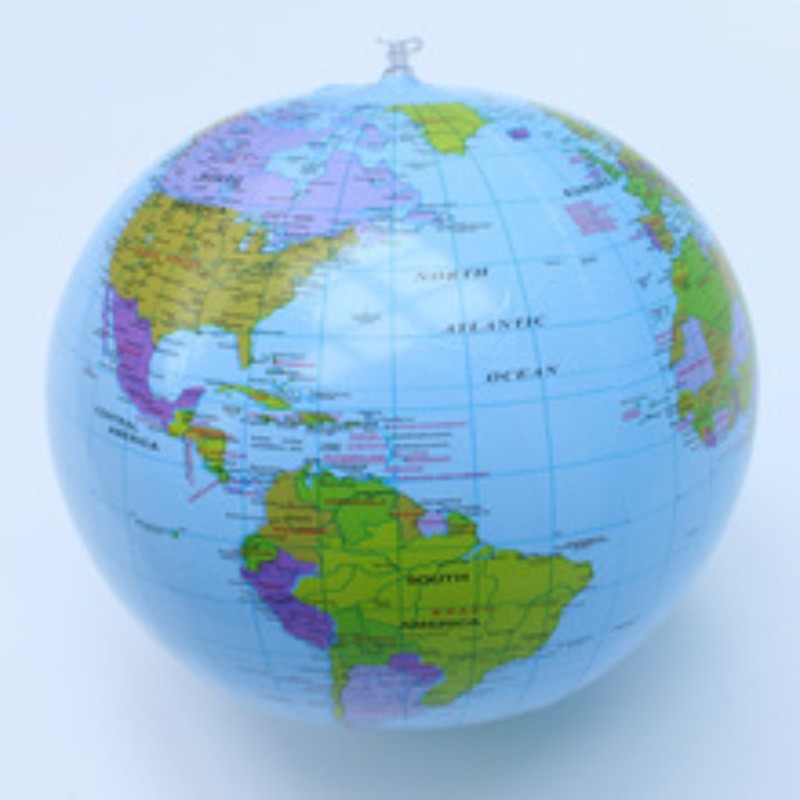 Educational Globe For Kids - Şişirilebilir Dünya Küresi Kolay Okunur Coğrafya