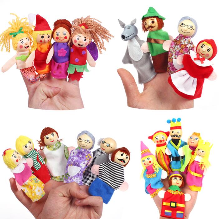 Happy Kids Education - Başparmak kuklası seti Bebek Peluş Oyuncaklar