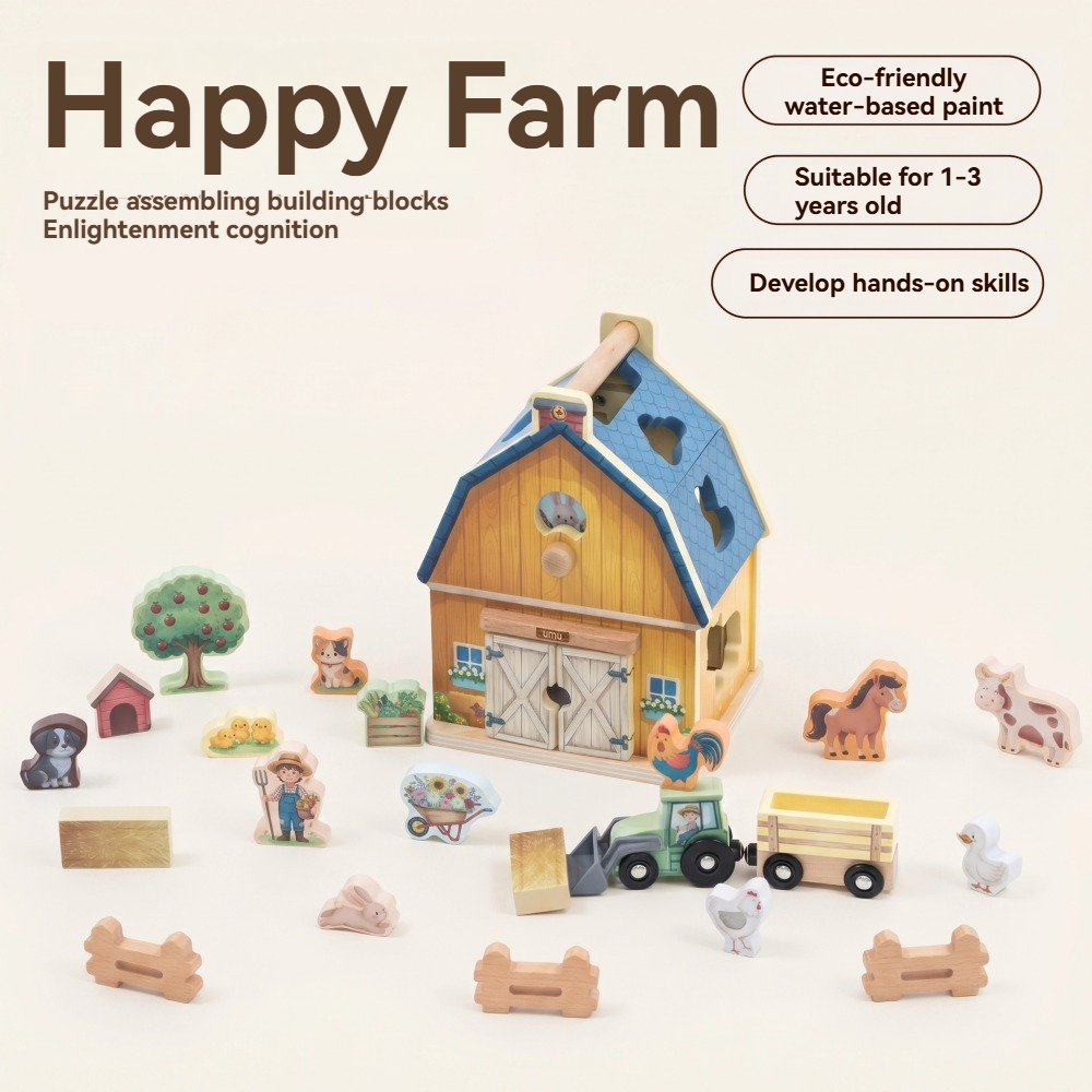 Ahır, Çiftlik Hayvanları, Araç - Happy Kids Education incelemesi ve fiyatı