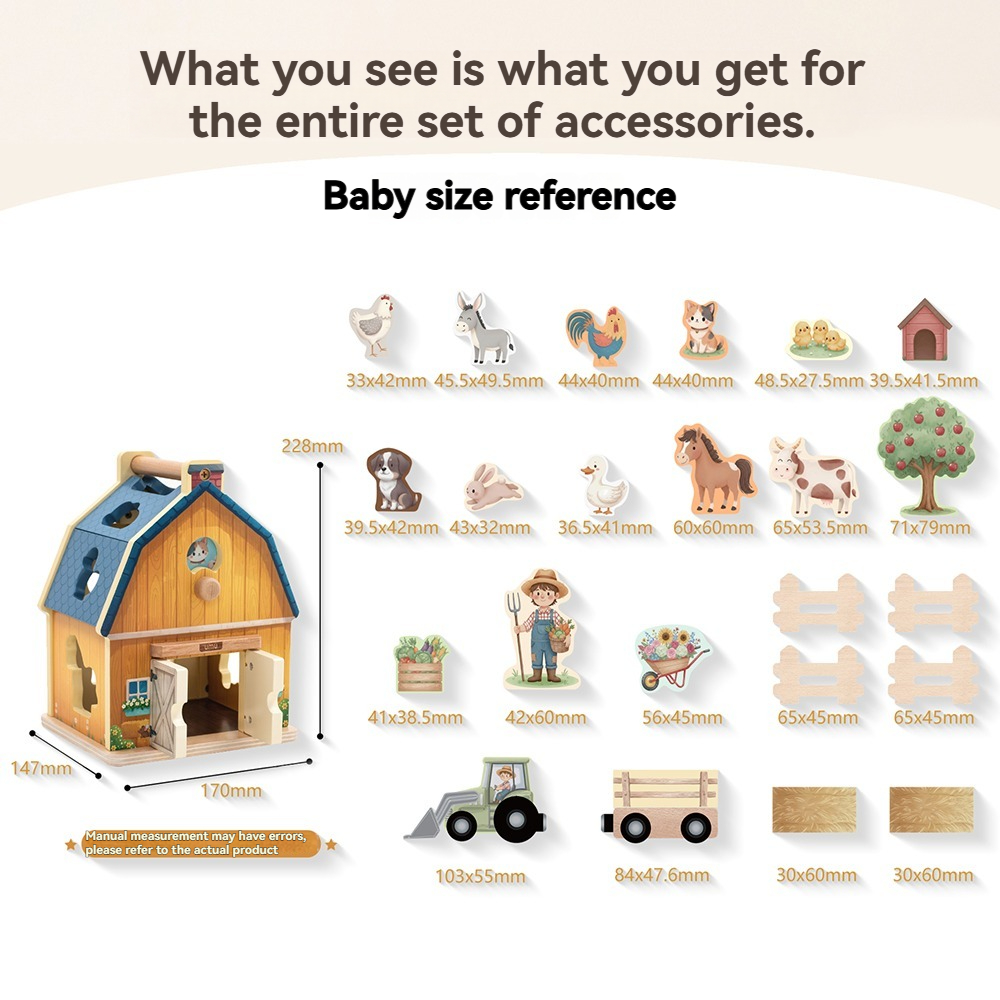 Ahır, Çiftlik Hayvanları, Araç - Happy Kids Education incelemesi ve fiyatı