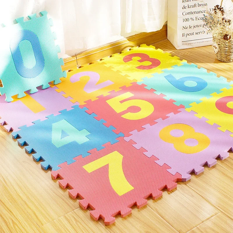 Bebek oyun matı çocuklar EVA k - Number Puzzle Foam incelemesi ve fiyatı