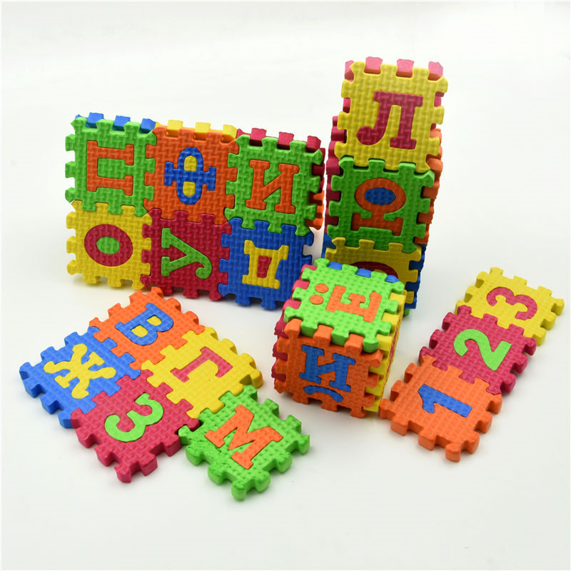 Rusya çocuk Mini EVA köpük hal - Number Puzzle Foam incelemesi ve fiyatı