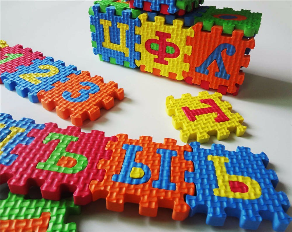 Rusya çocuk Mini EVA köpük hal - Number Puzzle Foam incelemesi ve fiyatı