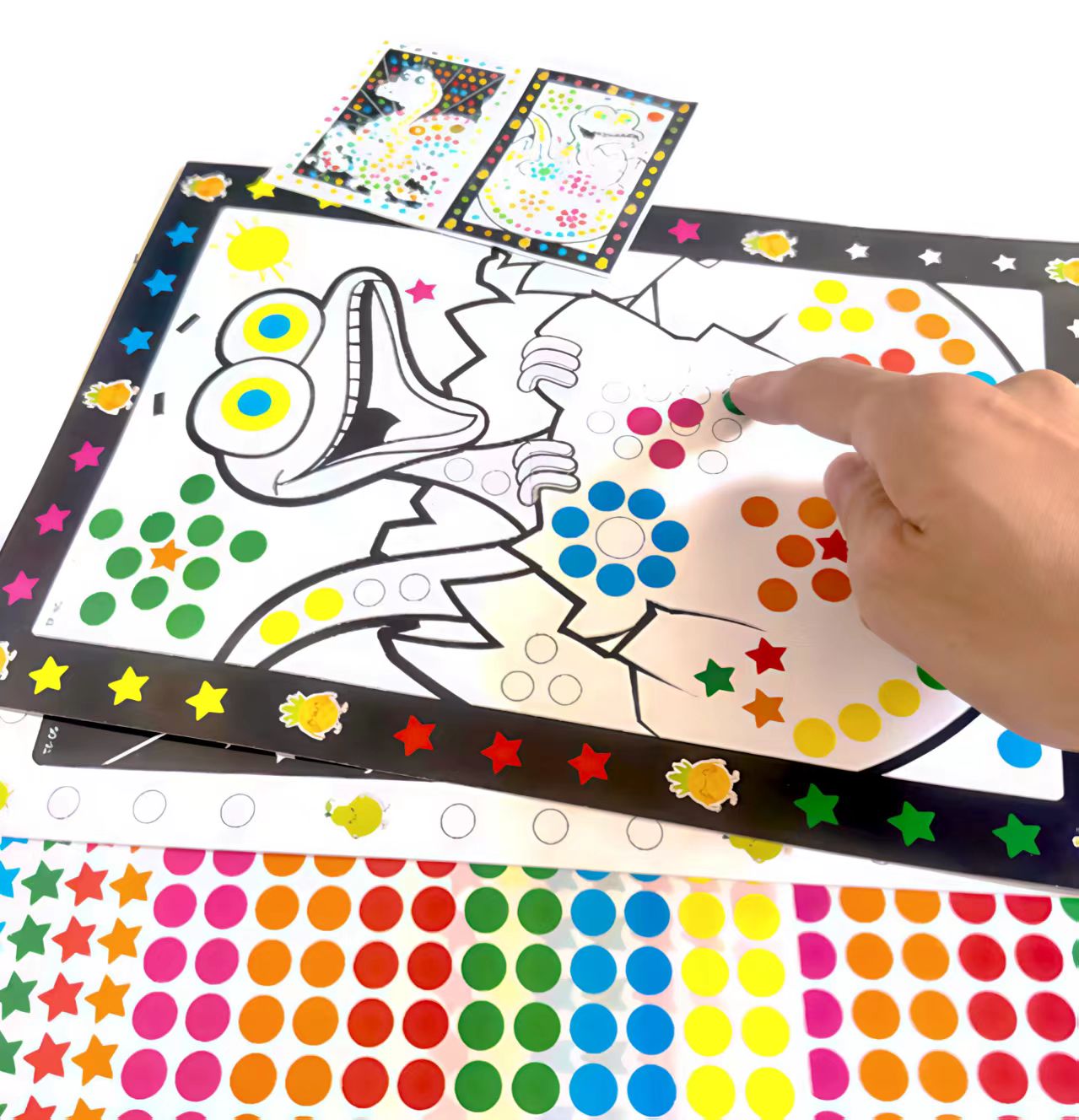 6/10 Sheets/Lot Sevimli Karika - Happy Kids Education incelemesi ve fiyatı