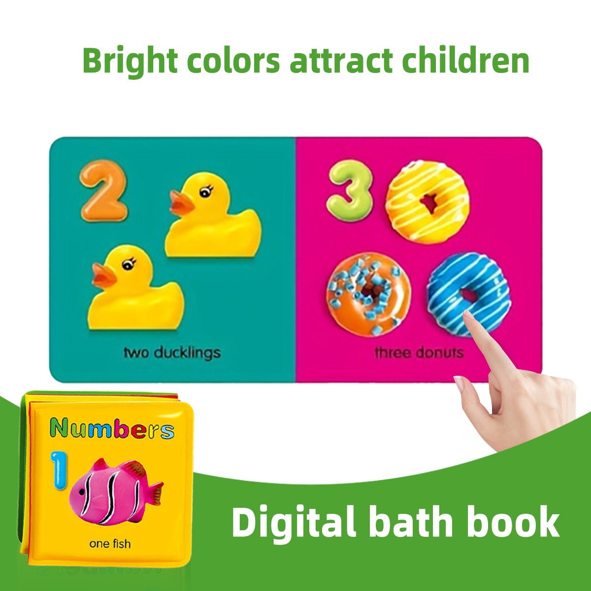 Su Geçirmez Bebek Banyo Kitabı - Number Puzzle Foam incelemesi ve fiyatı