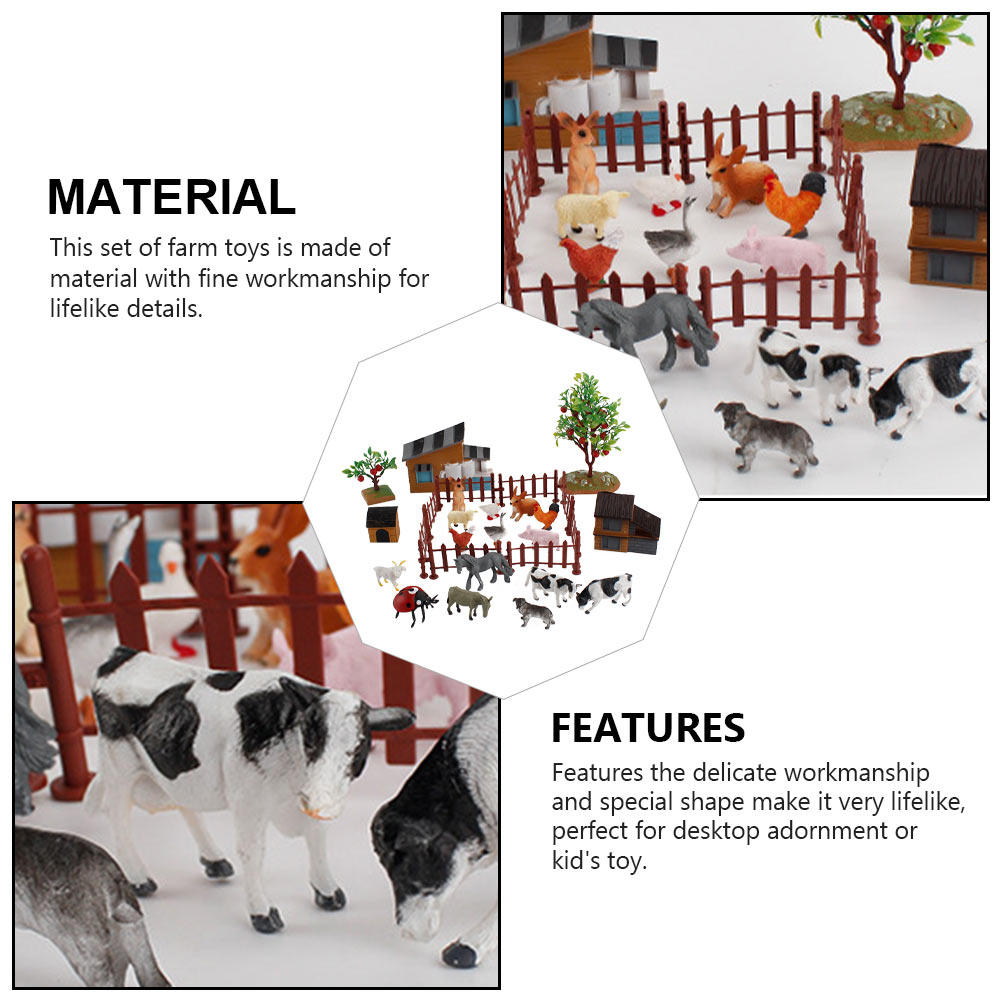 1 Set Mini Çiftlik Hayvanı Set - Kids Education And You incelemesi ve fiyatı