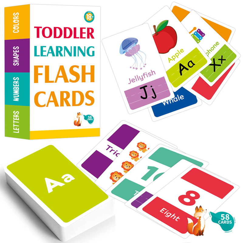 58 Adet Flaş Kart 26 Alfabe İn - Flash Card Alphabet incelemesi ve fiyatı