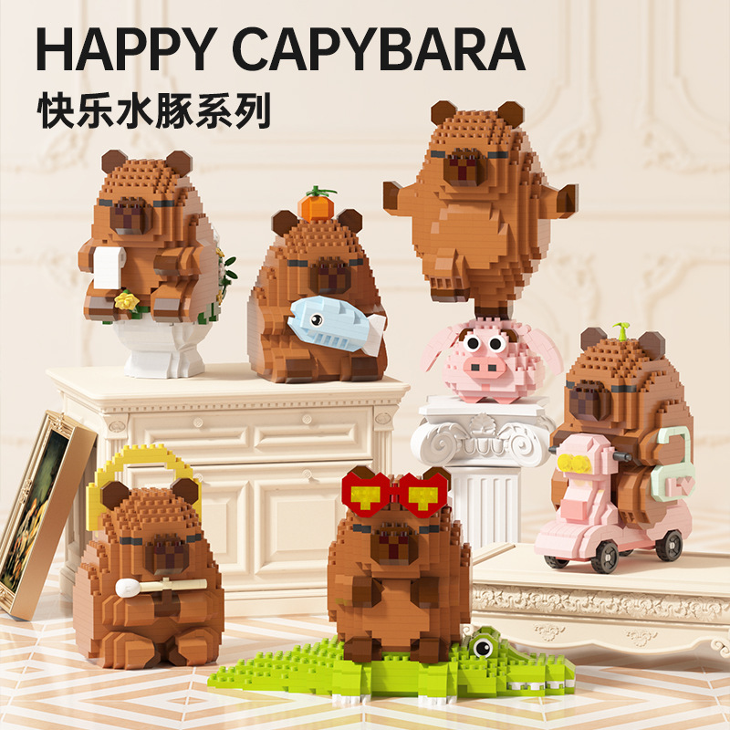 Mutlu Kapibara Yapı Taşları Eğ - Happy Kids Education incelemesi ve fiyatı
